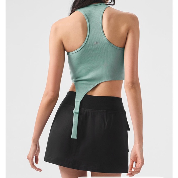 Alo yoga ribbed revelation tank botanical green - Picture 2 of 6